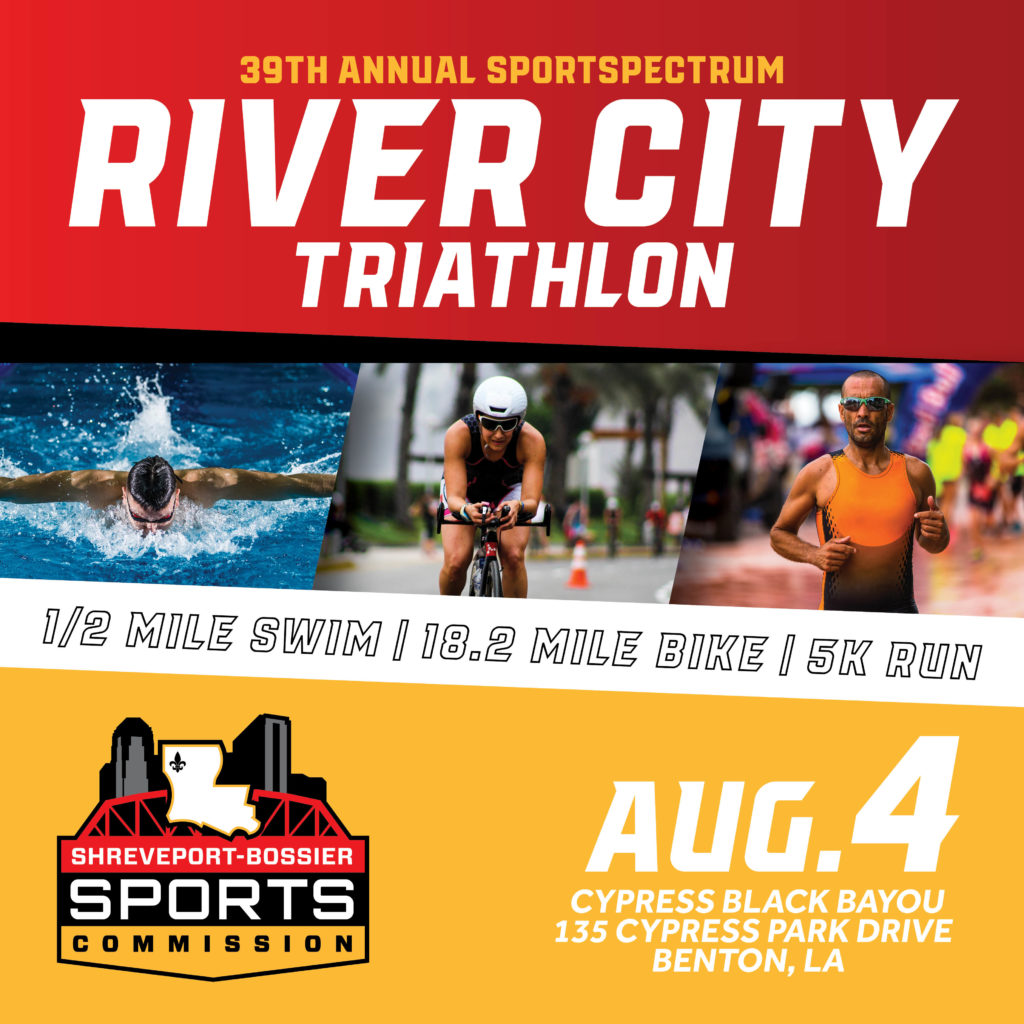 39th Annual Sportspectrum River City Triathlon ShreveportBossier